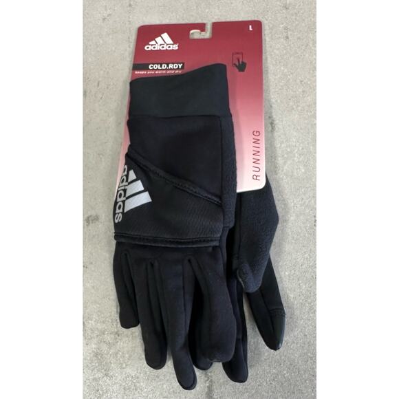 adidas Women's Winter Performance Dash Glove AW0059 Black New with tags - Picture 1 of 3